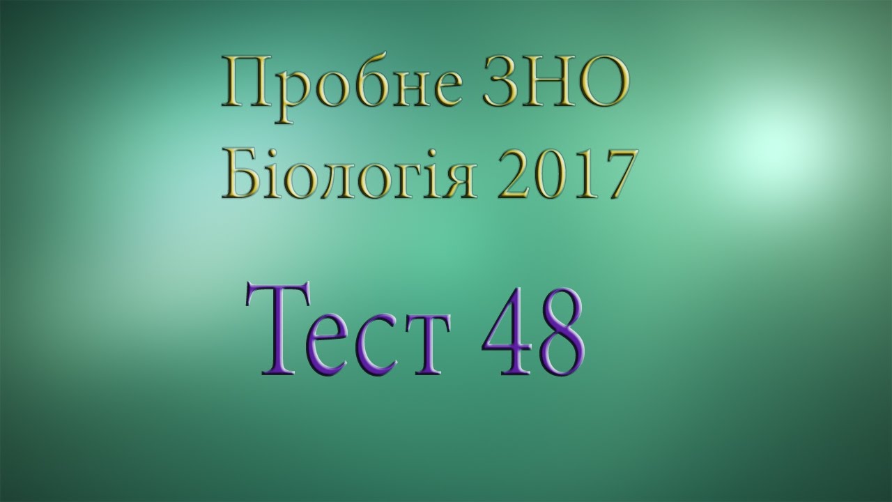 Тест 48 - YouTube