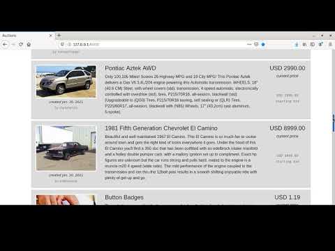 CS50's Web Programming: Project 2 Commerce