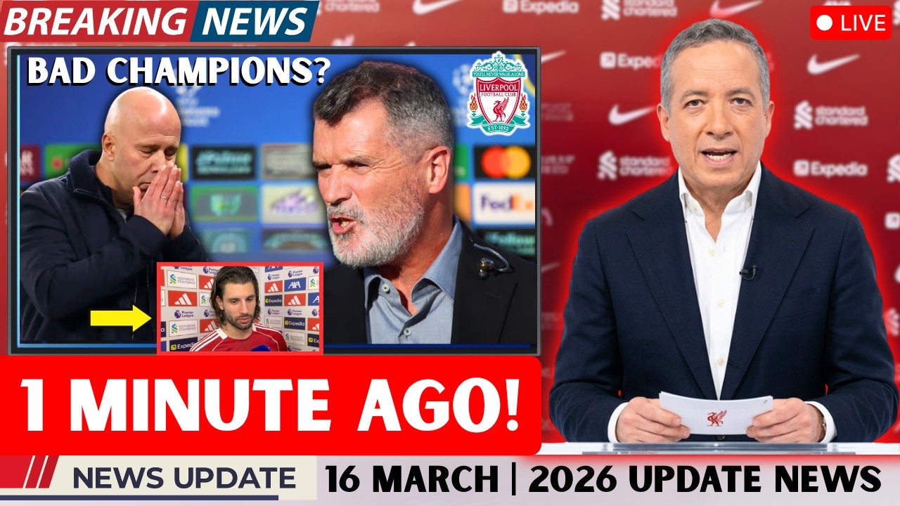 BREAKING NOW💥 BAD CHAMPIONS?😱 ROY KEANE SLAMS LIVERPOOL AGAIN! 🔴 ‘BAD ...