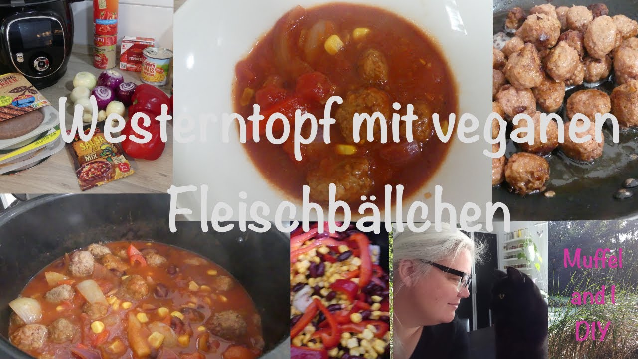 Westerntopf mit veganen Hackbällchen im Krups4me (aber auch im Topf gut ...