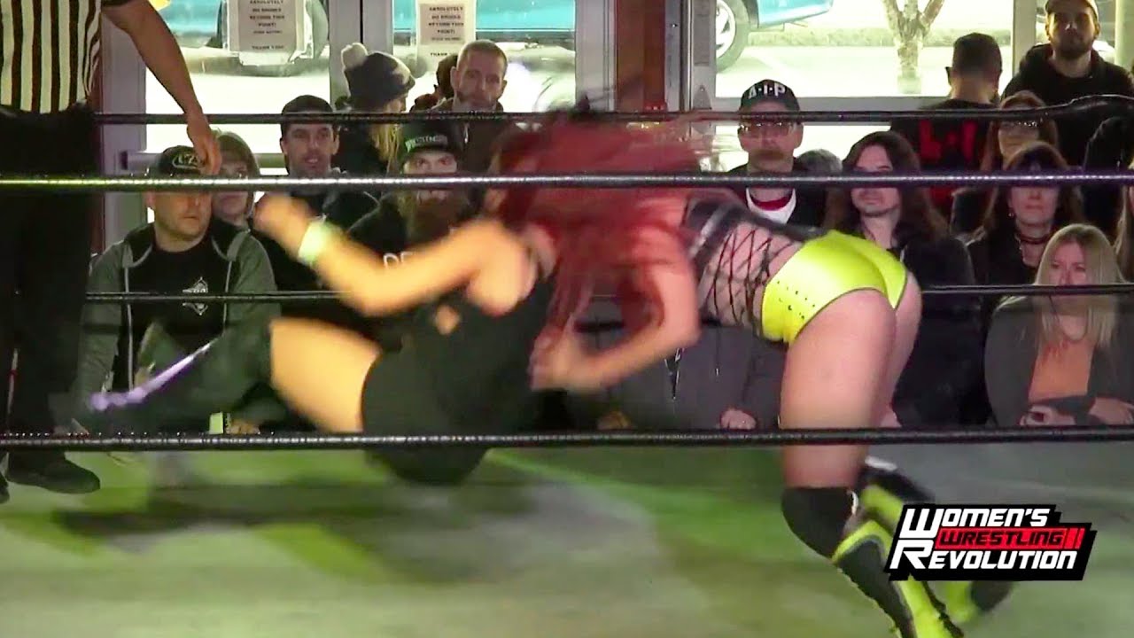 Veda Scott takes Sonya Strong down with an Ace Crusher | Women's Wrestling Revolution