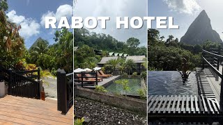 RABOT HOTEL FROM HOTEL CHOCOLAT | HOTEL AND ROOM TOUR | ADULTS ONLY HOTEL ST LUCIA |MARY MAK REVIEWS
