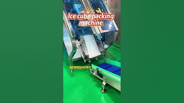 Fully automatic tube ice packing machine, this model is suitable for 5-12kg #icepackingmachine