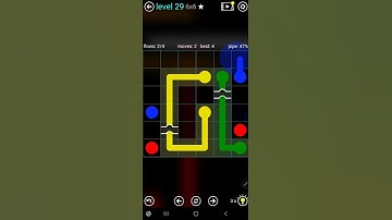 How To Solve Flow Free Bridges Blue Pack Level 29 6x6 Board Walk Through Solution Walkthrough