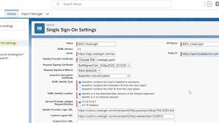 How to Configure SSO (Single Sign On) with OneLogin and Salesforce