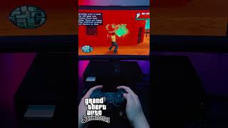 Playing San Andreas on a PS2 | Playstation 2 #shorts #gamingnostalgia