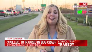 ABC6 News at 5 Licking County bus crash team coverage 6 dead 18 injured