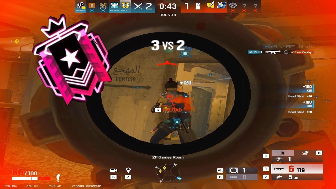 How a Champ Top Frags in Rainbow Six Siege