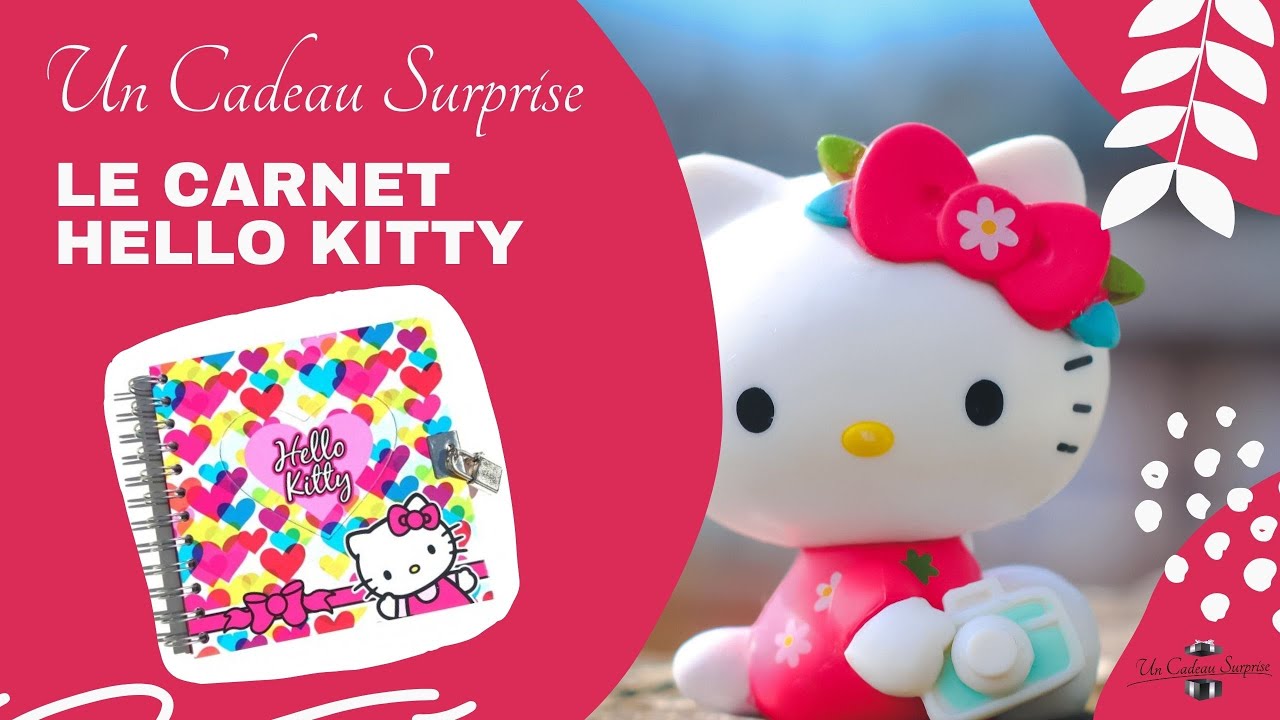 Hello Kitty Journal Intime A5 Verrouillable Avec Stylo - Cadeau Rose Pour Filles Et Ados