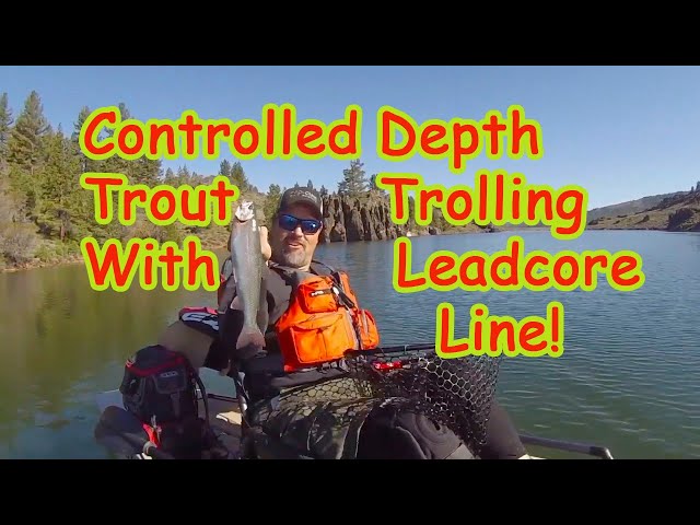 Controlled Depth Trout Trolling With Leadcore Line! 