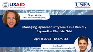 Celebrity Managing Cybersecurity Risks in a Rapidly Expanding Electric Grid Webinar Profile