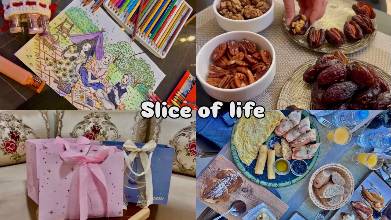 Slice of life : gifts, coloring with friends & ramadan prep