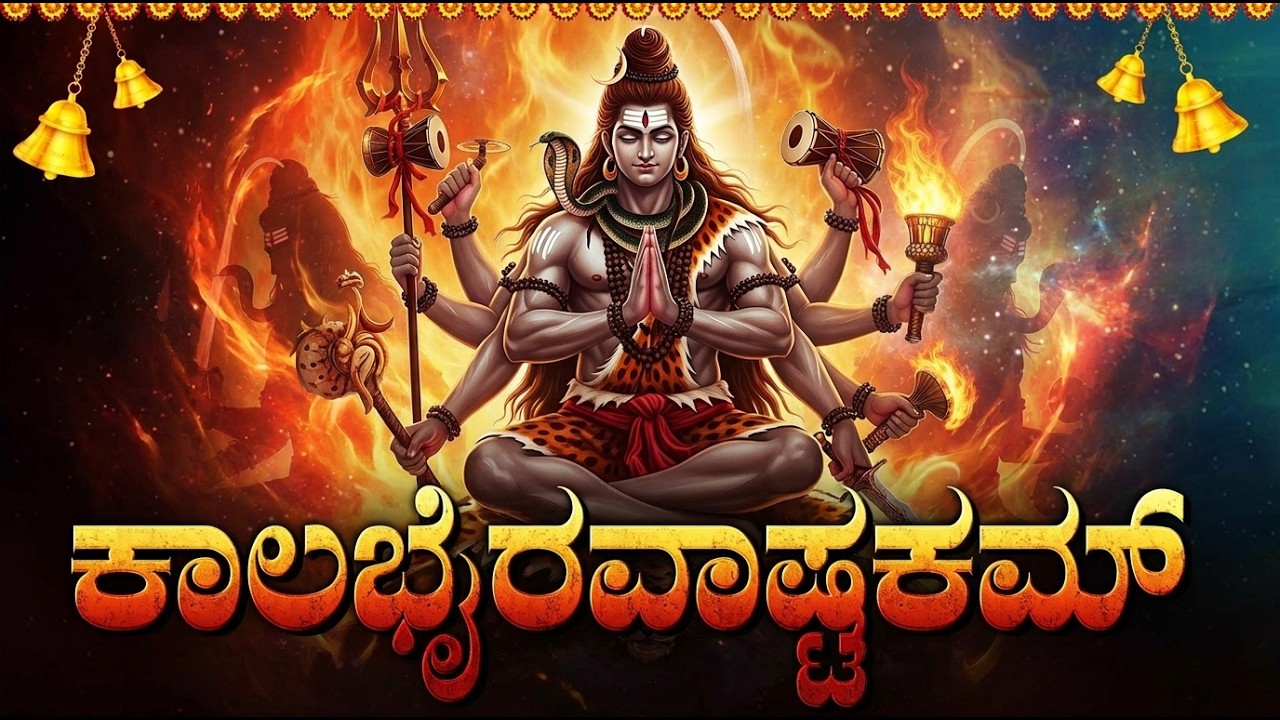ಕಾಲಭೈರವ ಅಷ್ಟಕಂ | Kalabhairava Ashtakam Kannada I Lord Shiva Kannada Devotional Songs