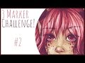 3 Marker Challenge #2 - With Copics!
