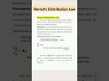 Nernst's Distribution Law |  #chemistry  #chemistrynotes #science #shorts #ytshorts #trending