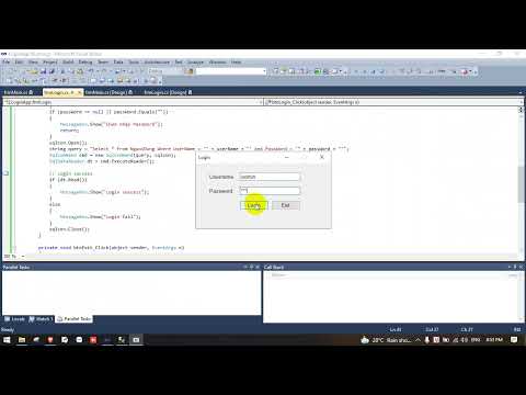 Video Đăng nhập từ form Login sang form Main c# (Login to... - youtube