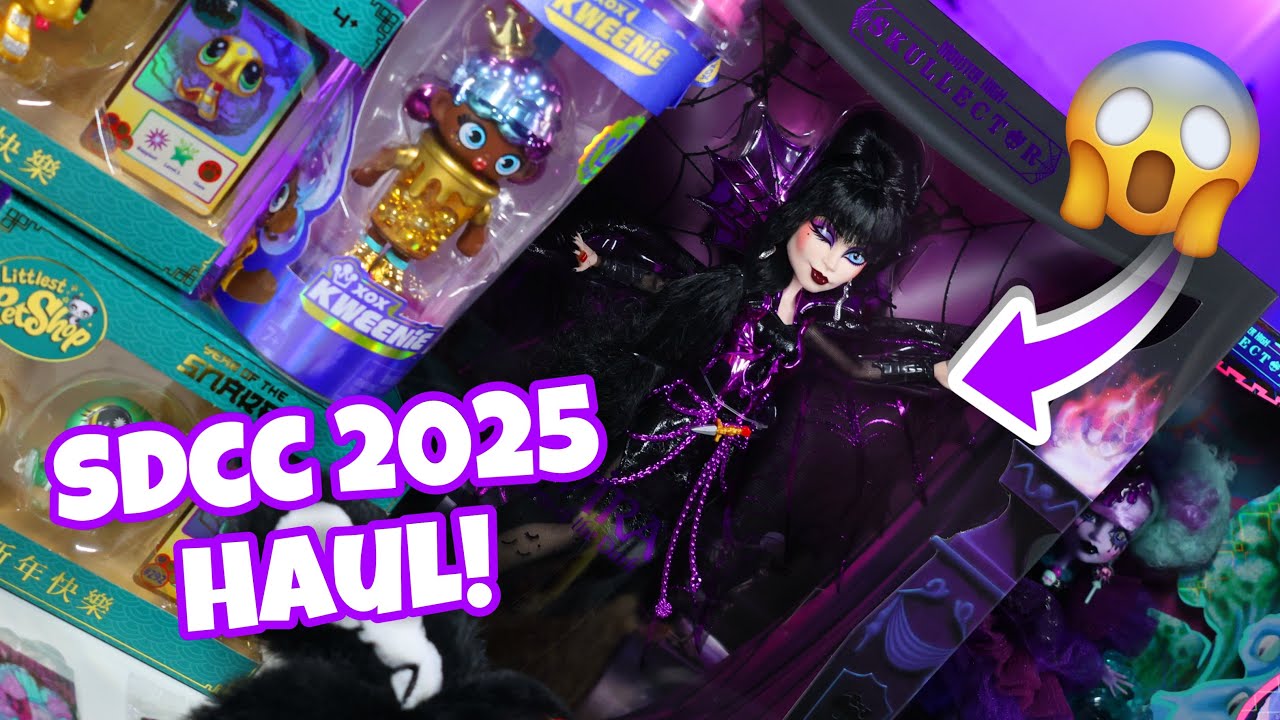 MY SDCC 2025 HAUL! Monster high, Baby Three, Littlest Pet Shop and