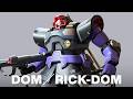 Gunpla Build｜HG 1/144 DOM／RICK-DOM