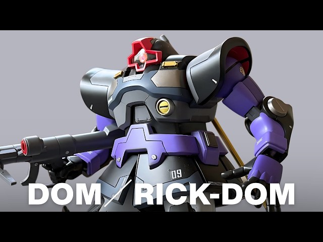 Gunpla Custom Build｜HG 1/144 DOM／RICK-DOM - YouTube