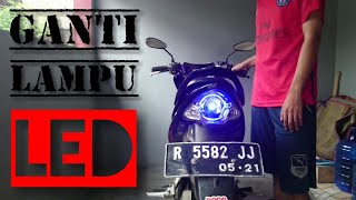 Tes Cahaya Lampu LED RTD M02K Review dan Test DI Satria F150/Raider150/