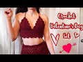 Crochet Valentine's Day Set // Crochet Top & Skirt