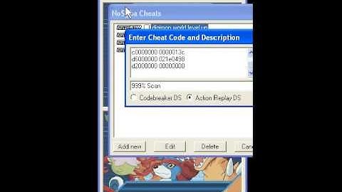 No$GBA 2.6a Digimon Ds Game Cheats