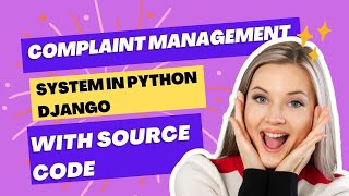Complaint Management System in Python Django with Source Code for free screenshot 1