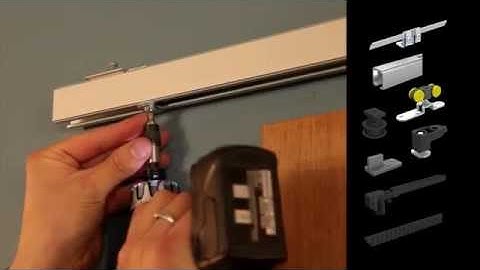 Hướng dẫn gắn hệ thống ray trượt cửa các loại tự động Mantion