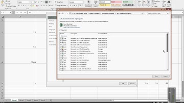 How to change the default extensions Excel 2013 will open