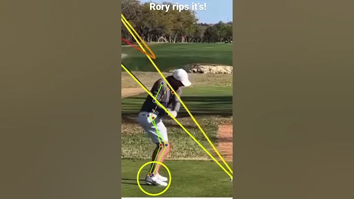Rory Mcilroy Driver Swing from down the line with ...