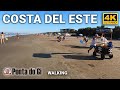 [4K] Caminado por la PLAYA en COSTA DEL ESTE en MARZO 2023 #walking Costa Atlántica de ARGENTINA