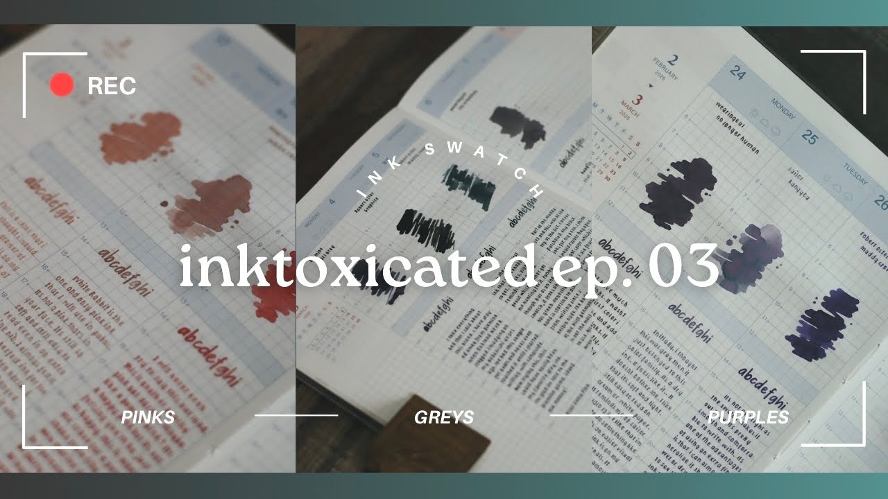 2025 Inktoxicated: Pinks, Purples and Grey Inks