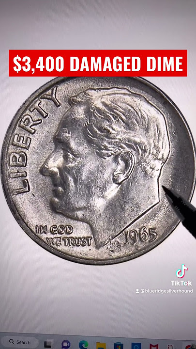 SELLS FOR BIG MONEY…EVEN DAMAGED! Do Not This 1965 Dime!! #Shorts #Youtubeshorts