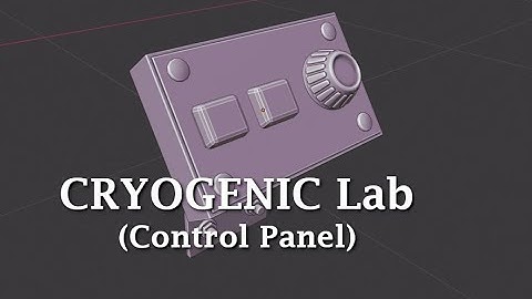 Blender 2.8: Modeling a Cryogenic Lab (Part 8)