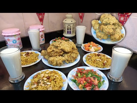 روتين انا اللي بصحي بدري في رمضان وعملت كل شغل البيت وفطار فراخ كنتاكي ورز مبهر كان يوم عسل 