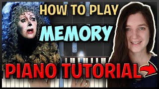 How To Play "Memory" by Lloyd Webber- Easy Piano (Synthesia) [Piano Tutorial] [HD]