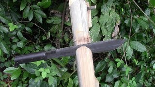 Test 12 inch Ontario Machete mit Sägerücken (Bushcraft/Survival)