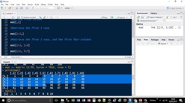 6. Matrix Indexing and Slicing