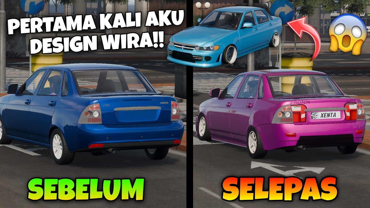 Cara Buat Kereta Proton Wira di Car Parking Multiplayer 2