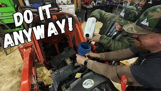 It Takes WAY Longer to Do It THIS Way!!! - Kubota BX Service