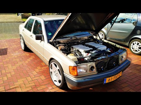 Mercedes 190 V12 First Street Legal Drive !!! By JMSpeedshop !