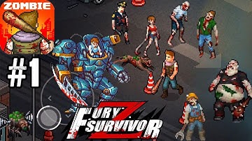 FURY SURVIVOR: PIXEL Z CHAPTER 1 COMPLETED - FACTORY ESCAPE (iOS / Android)