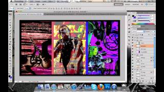 Band-themed Triptych