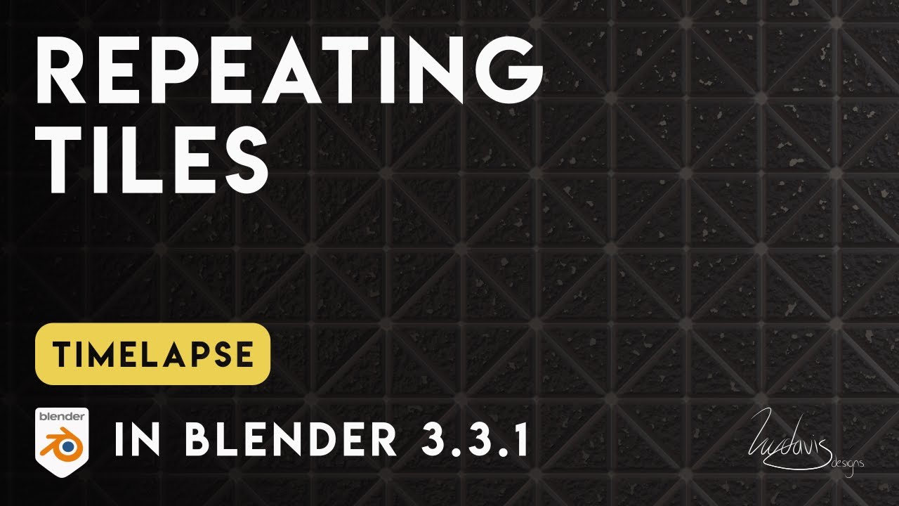 Repeating Tiles | Blender 3.3.1 - YouTube