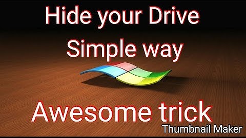 HIDE HARD DISK BY COMMAND PROMPT, HIDE HARD DISK DRIVE