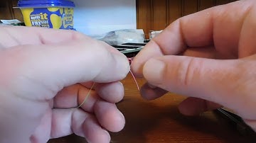 How to make a micro perfection loop for a Euro Nymphing sighter.