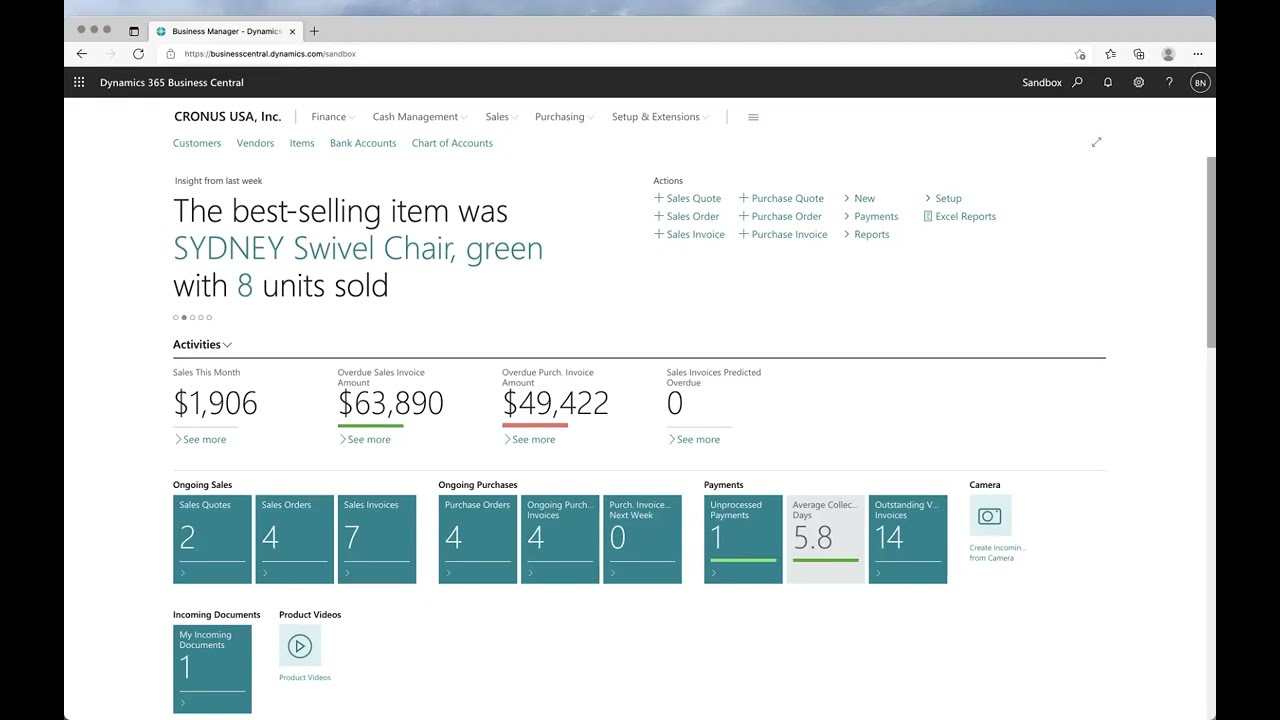 Copy Master Data Demo for Dynamics 365 Business Central