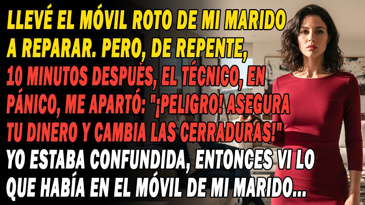 ⚠️ ¡Cuidado, Señora, Mire! Dijo El Técnico Al Mostrarme El 📱 De Mi Marido. Quedé En Shock Al... 😱
