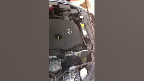 2007 Mazda 6 start noise