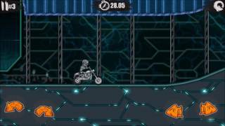Moto X3M: Cyber World | Level 3 - 3 Stars Tutorial Walkthrough screenshot 5